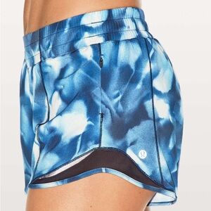 lululemon athletica Blue Tie-Dye Athletic Shorts